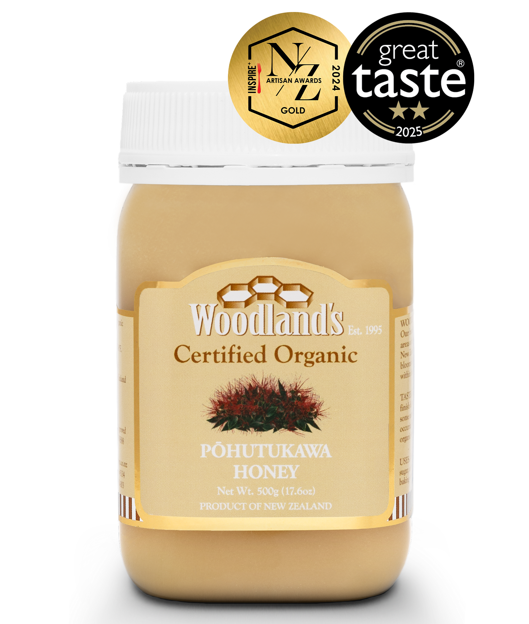 Woodland's - Organic Pohutukawa Honey