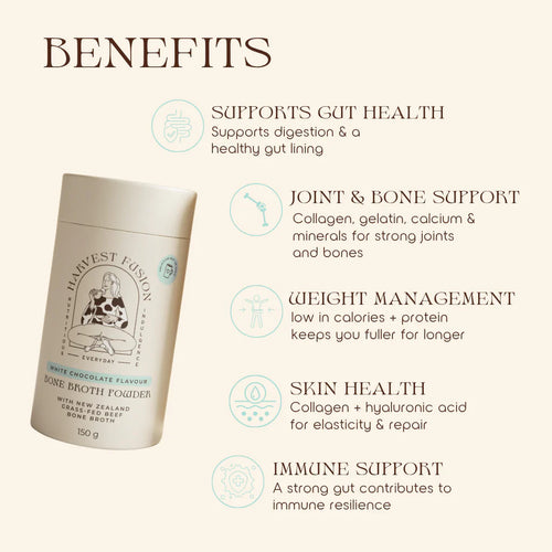 Harvest Fusion - White Chocolate Bone Broth Powder